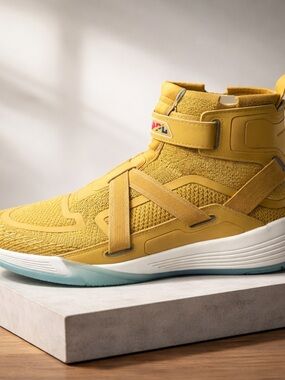 APL Super Future Yellow High-Top Athletic Sneaker with Strap Men's size 9 🔥🔥🔥